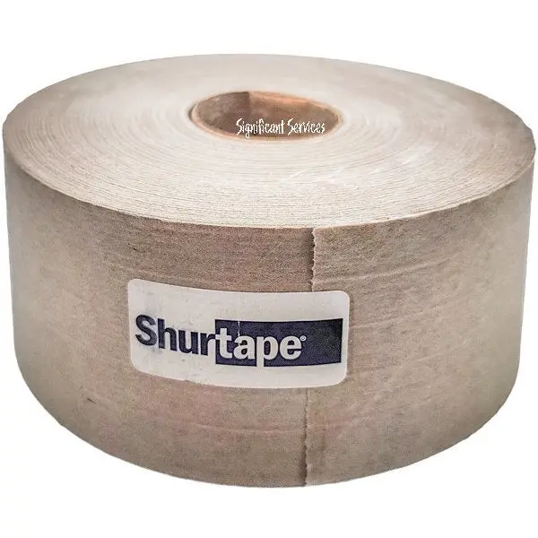 Shurtape Wp-200 Natural Kraft Water-Activated Tape – 72 Mm × 138 M (450 Ft) 1