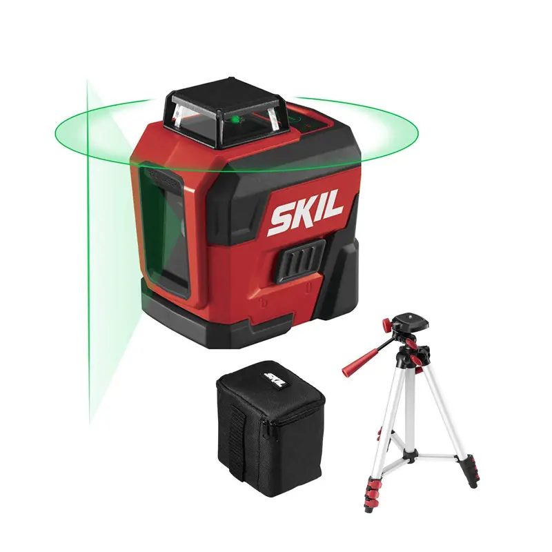 Skil Ll9322G-01 100-Foot Self-Leveling Green Cross-Line Laser – Rechargeable 1