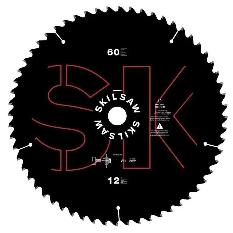 Skilsaw Spt1010 12" Miter Saw Blade – Carbide-Tipped, Precision-Cut General Purpose 1