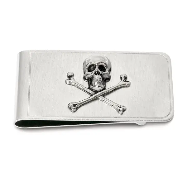 Skull And Crossbones Money Clip 1