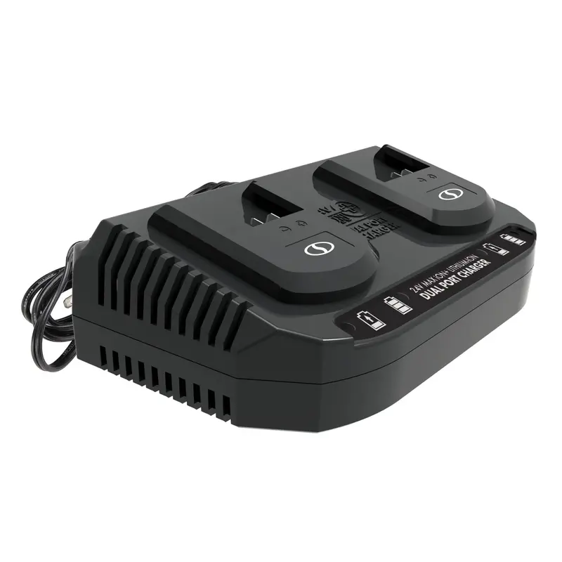 Snow Joe Ionmax 24V Dual-Port Quick-Charge Docking Station – Open-Box Charger 1