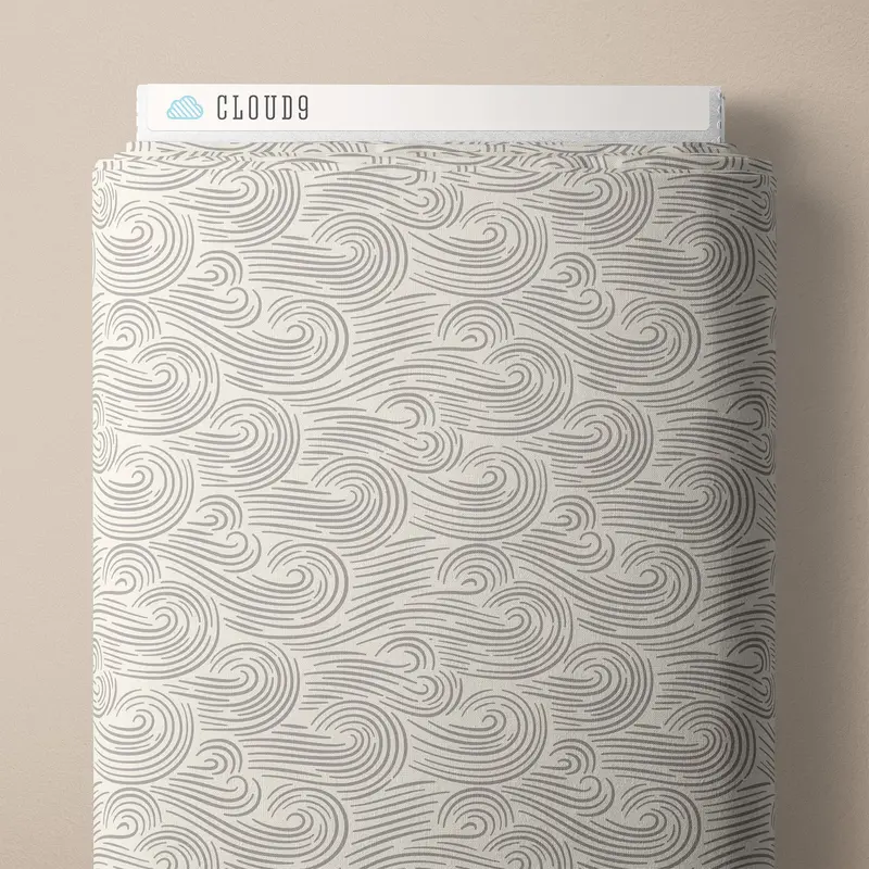 Spring Breeze Gray Poplin Fabric – Ann Gardner For Cloud 9 1