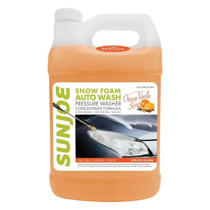 Sun Joe Spx-Fcs1G-Crm Premium Snow Foam Car Wash Cleaner – 1-Gallon Orange-Vanilla Formula 1
