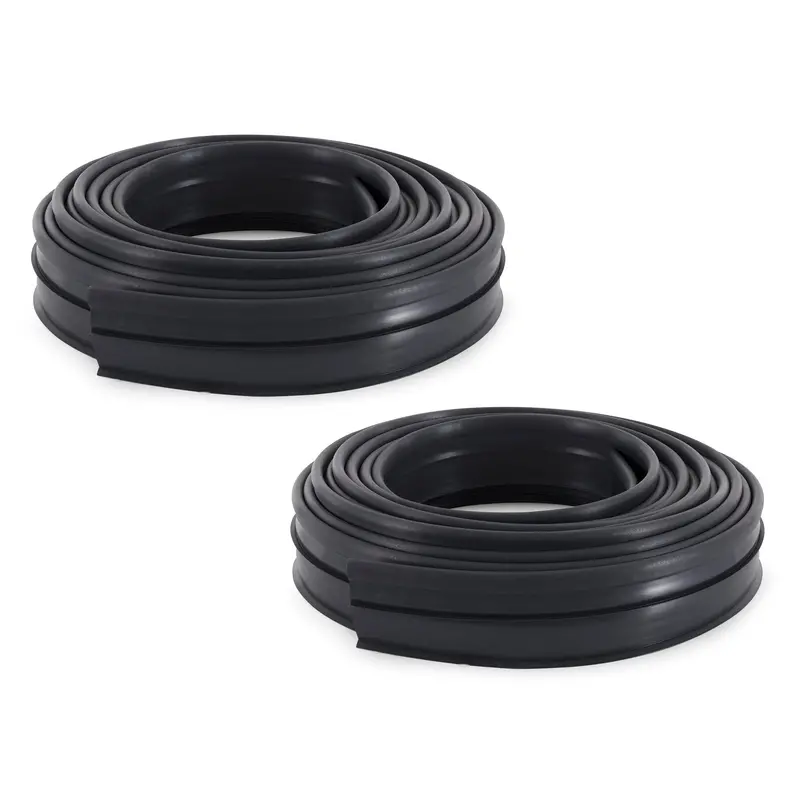 Suncast Professional Dig-In Landscape Edging Roll – 60-Foot Black Resin (2-Pack) 1