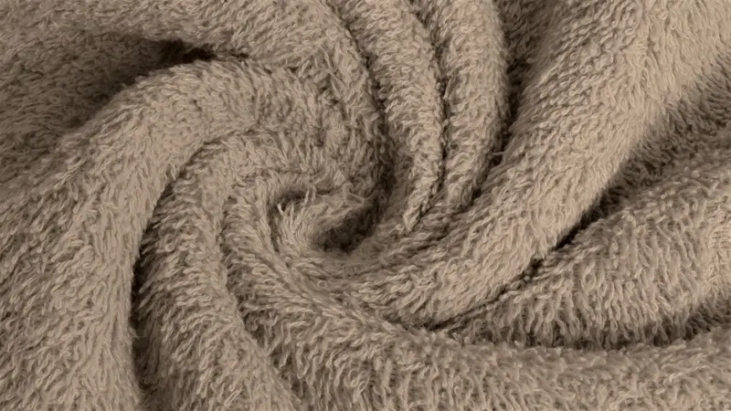 Taupe Double-Sided Terry Fabric – Oeko-Tex® Certified European Import 1