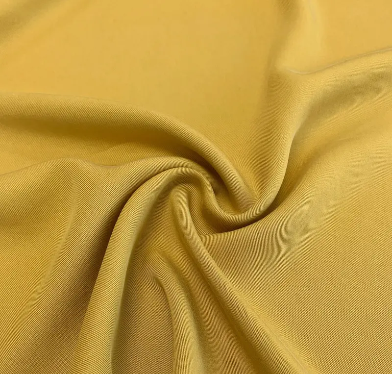 Turmeric Lyocell Twill Fabric 1