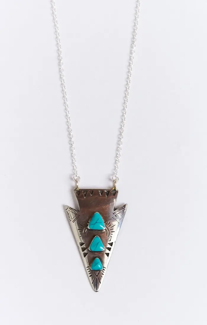 Turquoise & Tobacco Color-Block Top 2