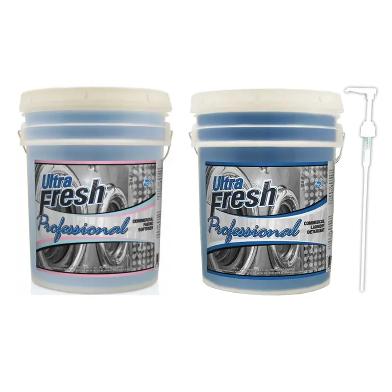 Ultra Fresh Professional-Grade Laundry Detergent + Fabric Softener Combo – Commercial Strength 1
