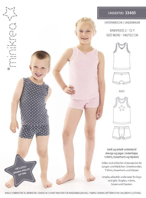 Underwear Pattern For Babies And Children (Ages 2–12) By Minikrea (Pdf Download) 1