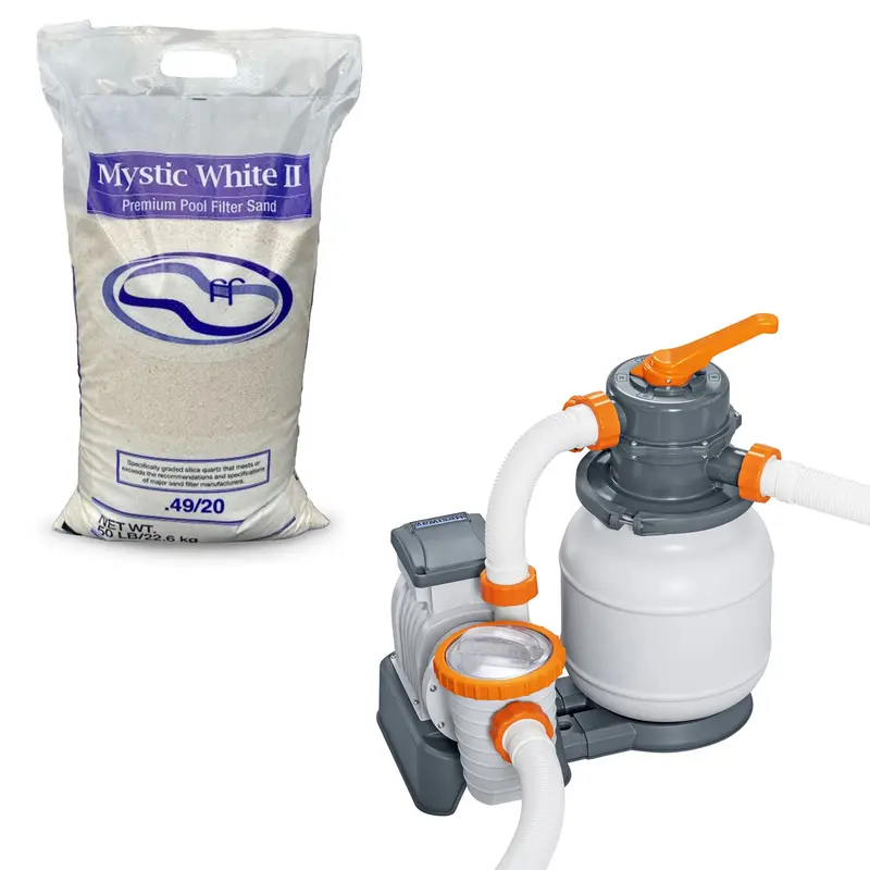 Us Silica Mystic White Ii Pool Filter Sand For Flowclear Sand Filter Pumps 1