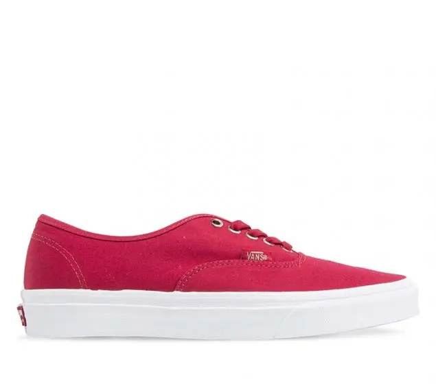 Vans Authentic Sneakers – Gradient & Crimson Multi-Eyelet Design 1