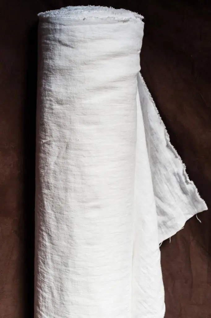 Virgin White 185Gsm European Linen Fabric – Merchant & Mills 1