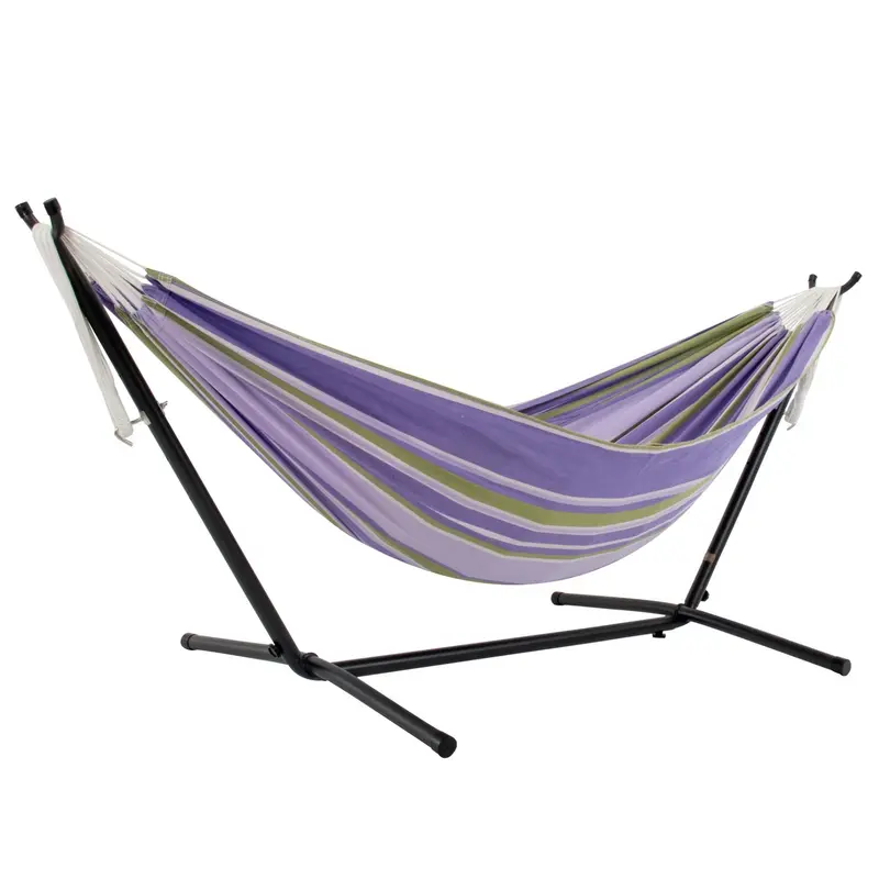Vivere Double Hammock With Steel Stand – 9-Foot Daybed, For Parts Only 1