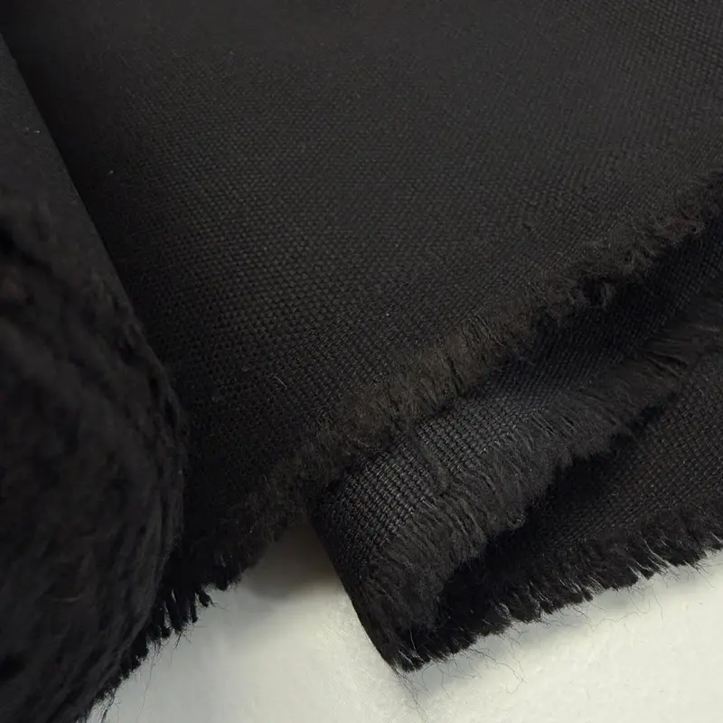 Washed Cotton Canvas – 9 Oz, Classic Black 1