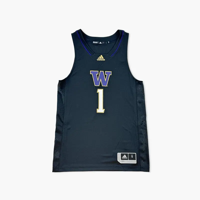 Washington Huskies Men'S Black Basketball Jersey 1