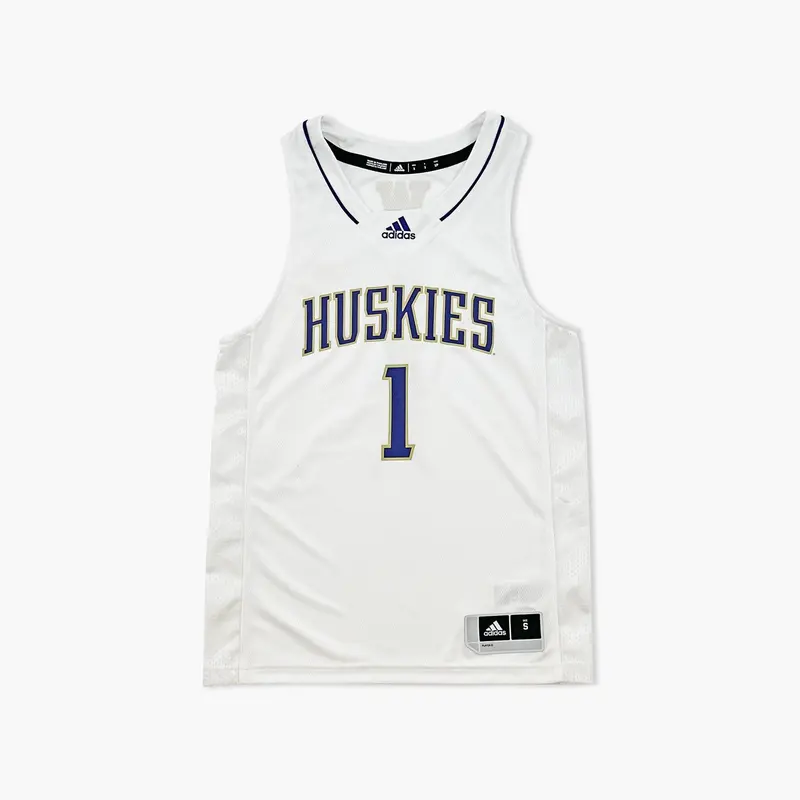 Washington Huskies Men'S White Basketball Jersey 1