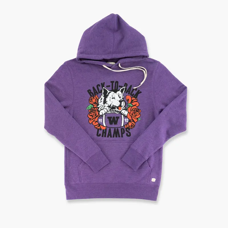 Washington Huskies Roses-Print Hoodie 1