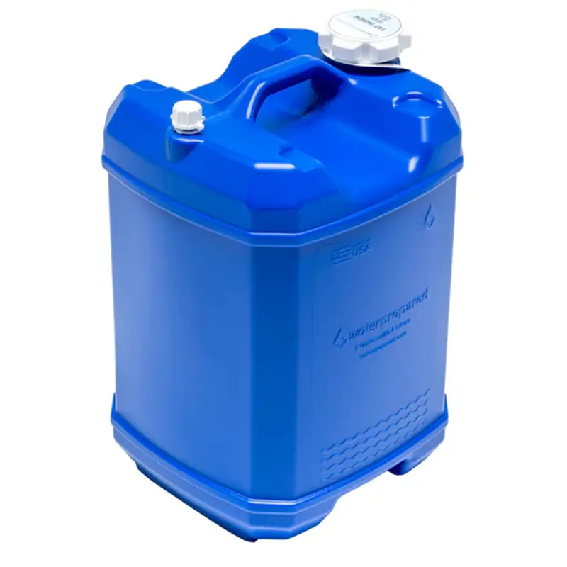 Waterprepared Readyjug 7-Gallon Stackable Water Storage Container With Built-In Spigot (Blue) 1