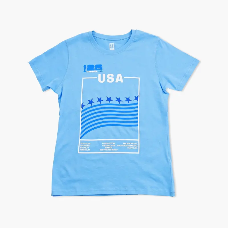 Women'S 2026 Fifa World Cup Usa Banner Wave Tee 1
