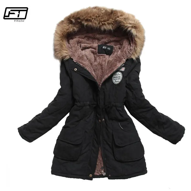 Women’S Winter Hooded Parka Coat In Solid Colors – Sizes S To 3Xl 1