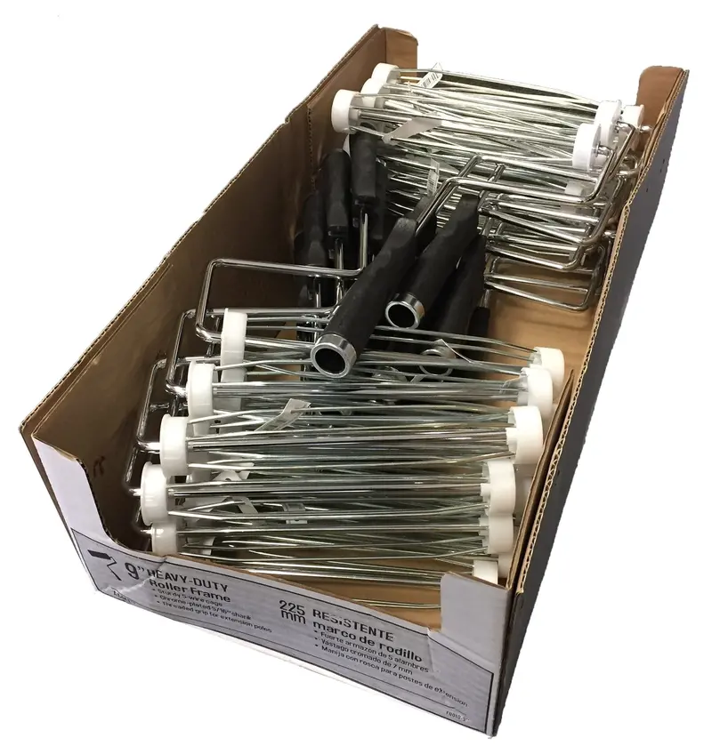 Wooster Acme 9-Inch Heavy-Duty 5-Wire Roller Frame – 4 Sets Of 24 1