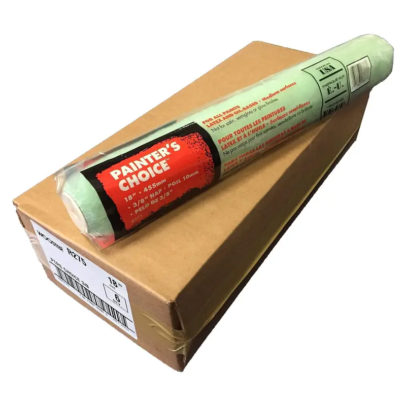 Wooster Brush R275-18 Painter’S Choice Roller Cover – 18" × 3/8" Nap, 10-Pack 1