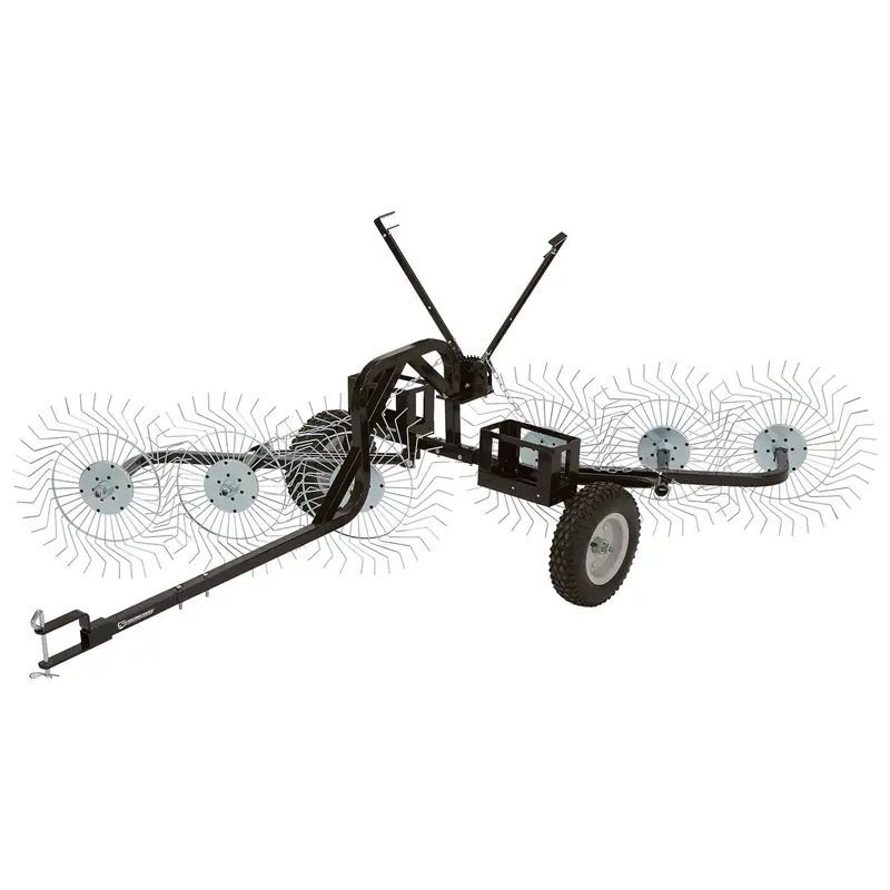 Yard Tuff Acr-600T 55" Steel Acreage Rake – Pin-Style Hitch Compatible – For Parts 1