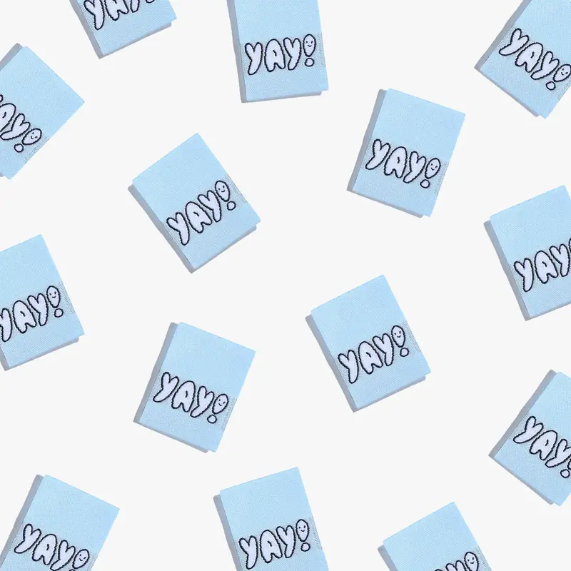 Yay! Motivational Woven Label Set – Kylie And The Machine 1
