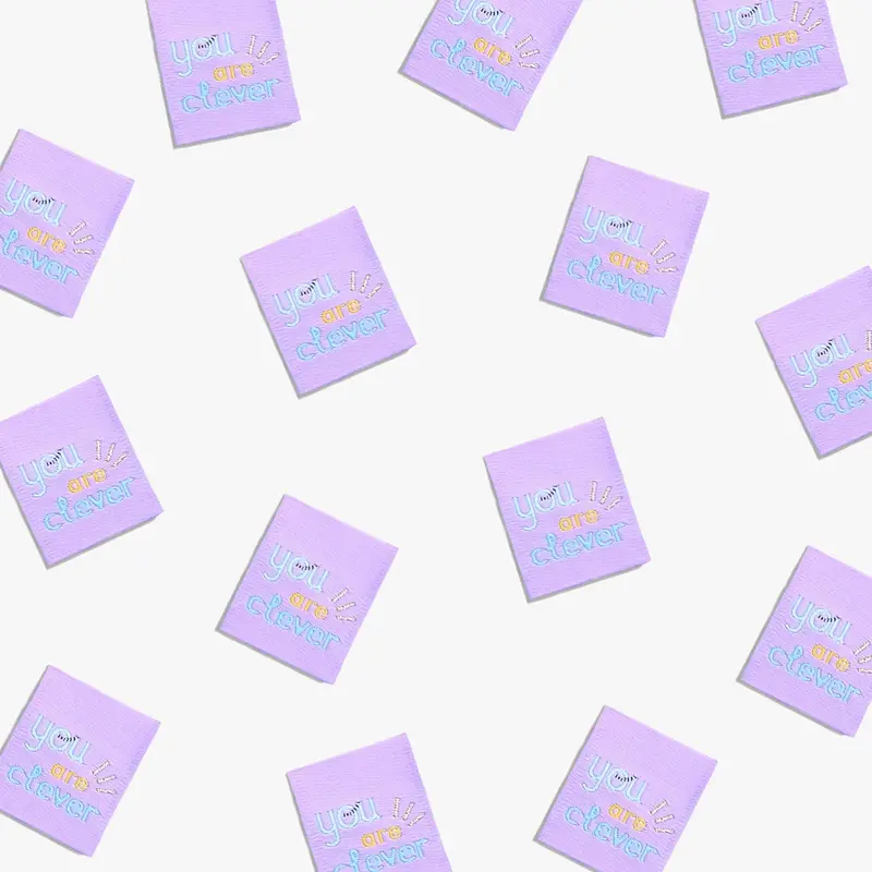 You Are Clever Woven Label Set – Katm X Brook Gossen Collaboration 1