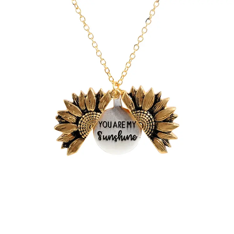 You Are My Sunshine Pendant Necklace 1