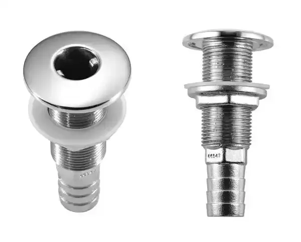 3/4-Inch Stainless Steel Thru-Hull Skin Fitting Kit 1