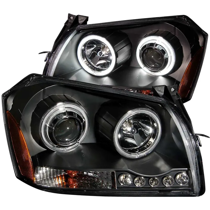 Anzo Usa Projector Headlight Set With Halo Rings – Model 121220 1