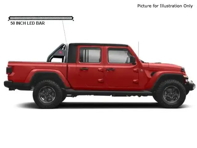 Black Horse Off-Road Rb10Bk-Kit Steel Flat Base With Integrated Led Brake Light 1