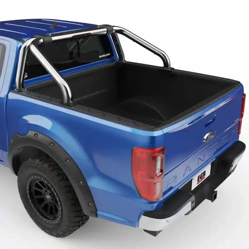 Egr S-Series Sports Bar – Polished Stainless Steel Roof Rack For 2019–2022 Ford Ranger 1