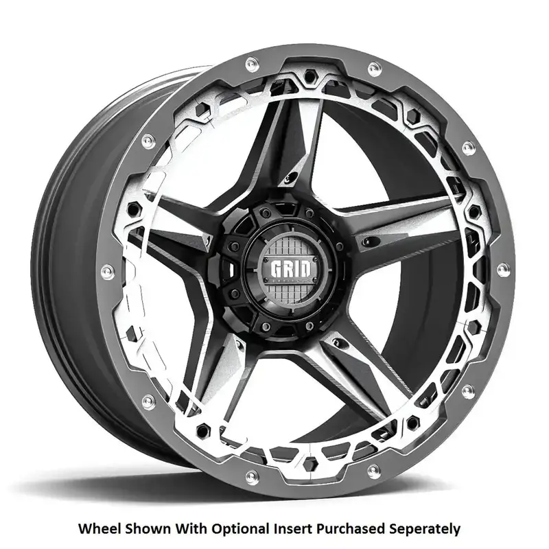 Gd04-17090027G1578 Alloy Wheel – 17X9 Inches, Matte Black Finish 1