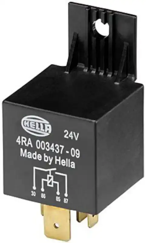 Hella 003437097 Automotive Wiring Relay – Standard Duty, Plug-In Design 1